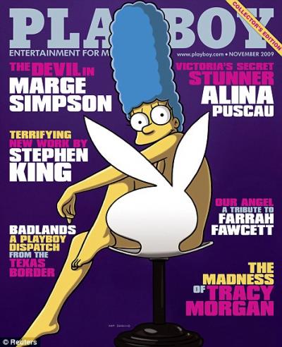 Playboy November on Things We Really Thought We D Never See  Bunny Marge